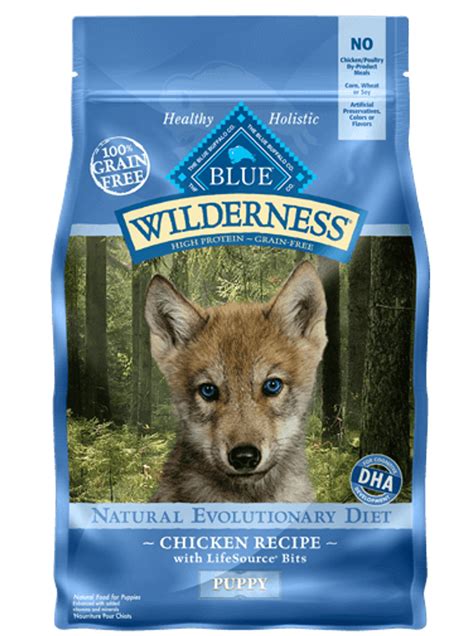 Blue Buffalo BLUE Wilderness Puppy With Chicken logo