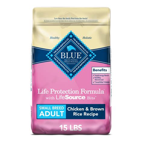 Blue Buffalo Life Protection Formula Small Breed Adult Chicken and Brown Rice Recipe commercials