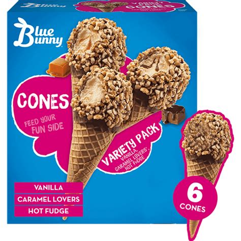 Blue Bunny Ice Cream Hot Fudge Cone