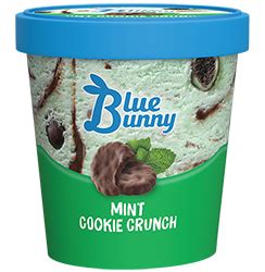 Blue Bunny Ice Cream Mint Cookie Crunch logo