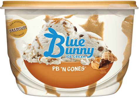 Blue Bunny Ice Cream PB 'N Cones