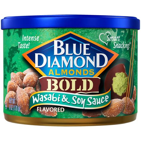 Blue Diamond Almonds Bold Wasabi and Soy Sauce