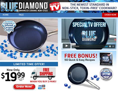 Blue Diamond Pan TV commercial - Limited Time: 10 Piece Set Now $79