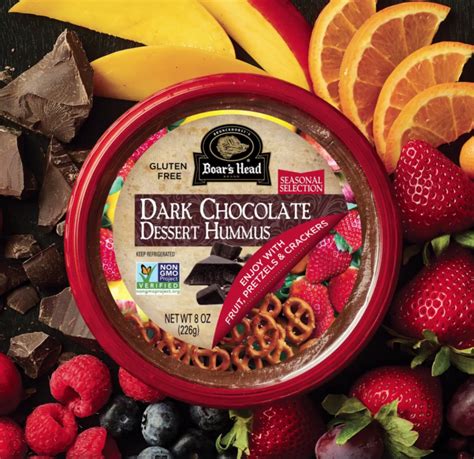 Boar's Head Dark Chocolate Dessert Hummus logo