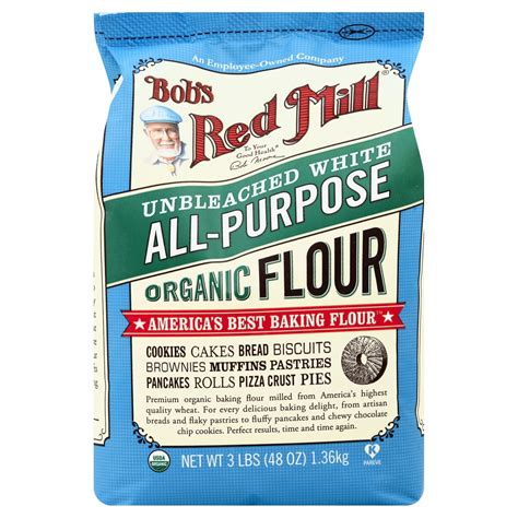 Bob's Red Mill Unbleached White All-Purpose Flour logo