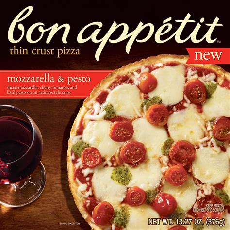 Bon Appetit Pizza Mozzarella & Pesto Pizza commercials
