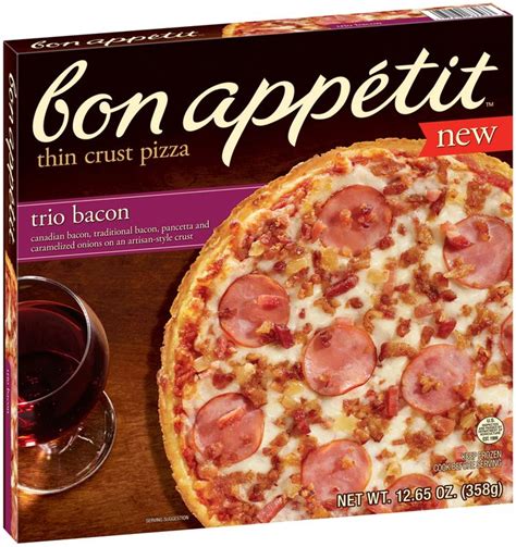 Bon Appetit Pizza Trio Bacon Pizza