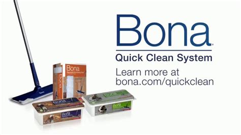 Bona Quick Clean System commercials