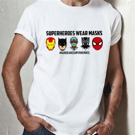 Bonfire Superheroes Wear Masks T-Shirt logo