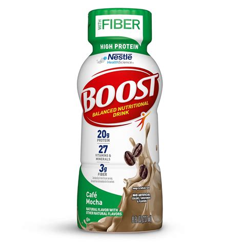 Boost Complete Nutritional Drink High Protein Cafe Mocha logo