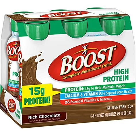 Boost Complete Nutritional Drink High Protein Rich Chocolate