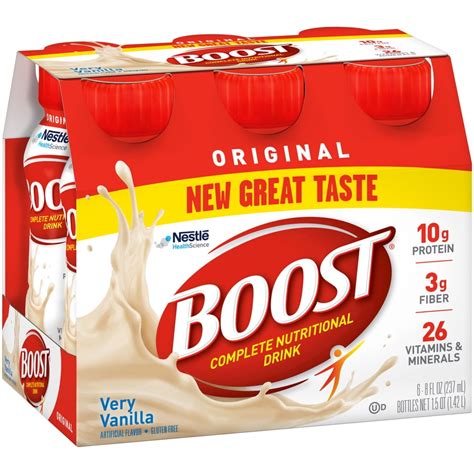 Boost Complete Nutritional Drink Original Very Vanilla logo