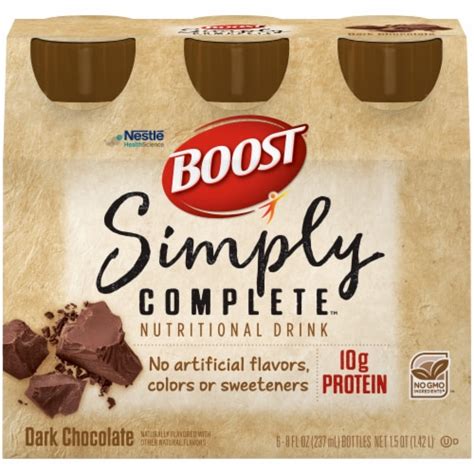 Boost Complete Nutritional Drink Simply Complete Dark Chocolate commercials