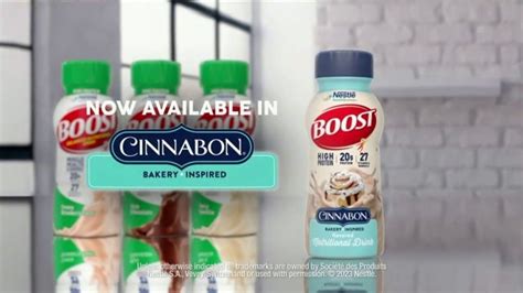 Boost Complete Nutritional Drink TV Spot, 'Age Is Just a Number: Cinnabon Bakery Flavors'