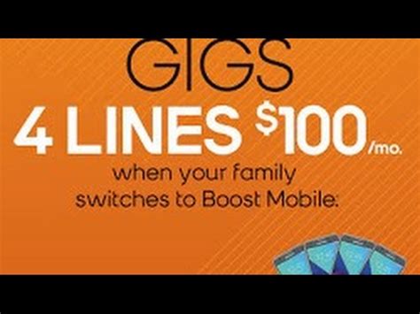 Boost Mobile Unlimited Gigs logo