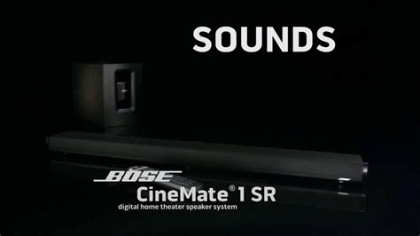 Bose CineMate 1SR TV Spot, 'Beats of the NFL'