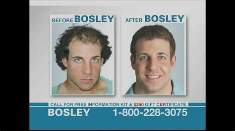 Bosley TV commercial - $250 Savings