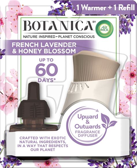 Botanica by Air Wick Plug in Scented Oil Refill French Lavender and Honey Blossom logo