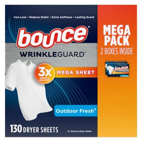 Bounce Outdoor Fresh WrinkleGuard Mega Sheets