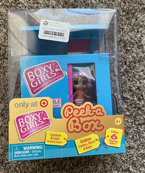 Boxy Girls Peek-a-Box Playset logo