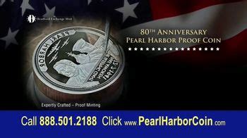 Bradford Exchange Mint TV Spot, '80th Anniversary Pearl Harbor Proof Coin'