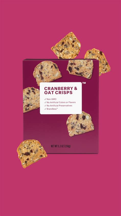 Brandless Cranberry & Oat Crisps logo