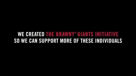 Brawny TV Spot, 'Giants Initiative' Song by GoldFord