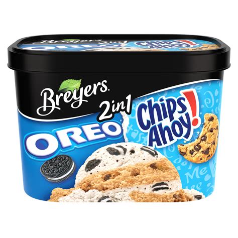 Breyers 2in1 OREO & Chips Ahoy! logo