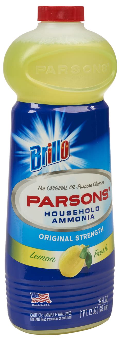 Brillo Parsons' Household Ammonia logo