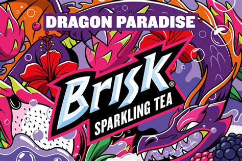 Brisk Dragon Paradise Sparkling Iced Tea