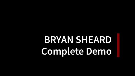 Bryan Sheard commercials