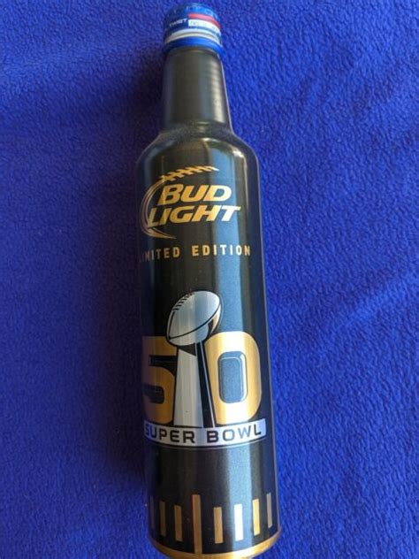Bud Light Limited Edition Super Bowl 50 Bottle logo