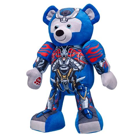 Build-A-Bear Workshop Transformers Optimus Prime Bear logo