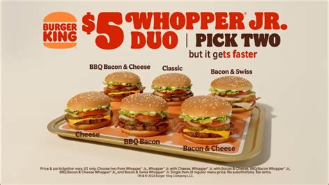 Burger King $5 Whopper Jr. Duo TV Spot, 'Show 'Em'