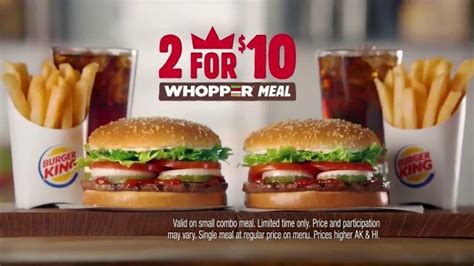 Burger King 2 for $10 Whopper Meal TV Spot, 'Twins' featuring DeMorris Burrows