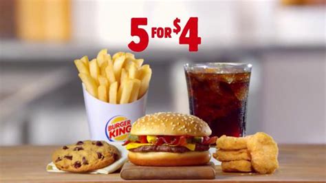Burger King 5 For $4 Deal TV commercial - More for Four