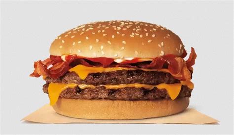 Burger King Bacon Cheddar Stuffed Burger