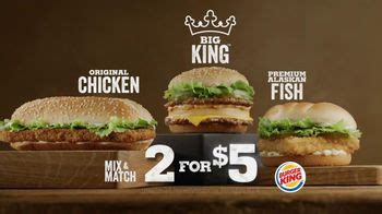 Burger King Big King TV Spot, '2 for $5: What's Inside'