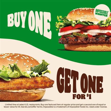 Burger King Buy One, Get One For $1 TV Spot, 'One For Me'