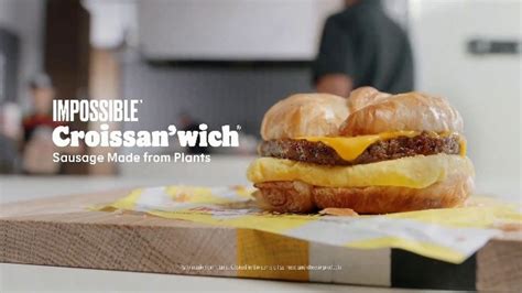 Burger King Impossible Croissanwich TV commercial - Plants