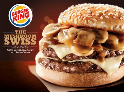 Burger King Mushroom and Swiss Big King