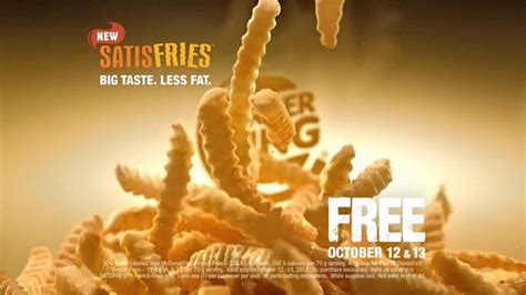 Burger King Satisfries TV Spot, 'Free Weekend' featuring Kelly Marcus