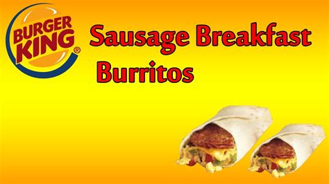 Burger King Sausage Breakfast Burrito logo