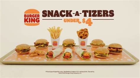 Burger King Snack-A-Tizers TV Spot, 'So Much to Choose From'