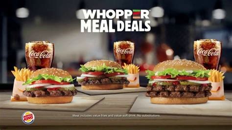 Burger King Whopper Meal Deal TV commercial - Mix or Match