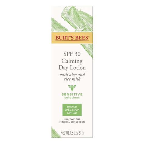 Burt's Bees Sensitive Solutions Calming Day Lotion SPF 30 commercials