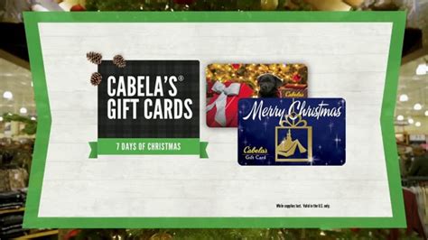 Cabela's Christmas Sale TV Spot, 'Gift Cards' featuring CJ Lengua