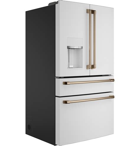 Cafe Appliances Modern Glass ENERGY STAR® 27.8 Cu. Ft. 4- Door French-Door Refrigerator logo