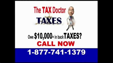 Call the Tax Doctor TV commercial - An IRS Agents Confessions