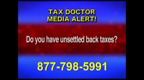 Call the Tax Doctor TV Spot, 'Media Alert'
